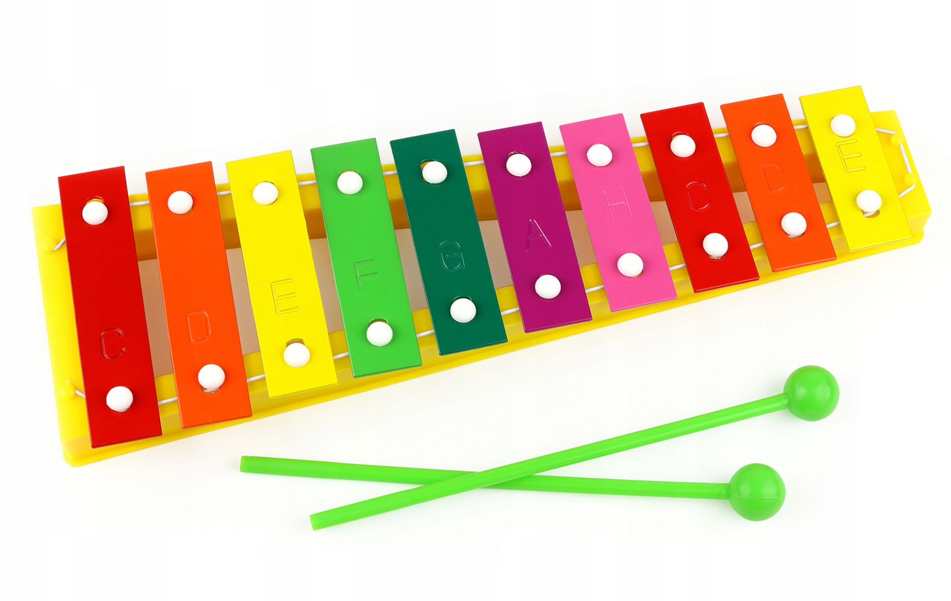 CYMBAŁKI DIATONICZNE KOLOROWE 10-TONOWE MAREK