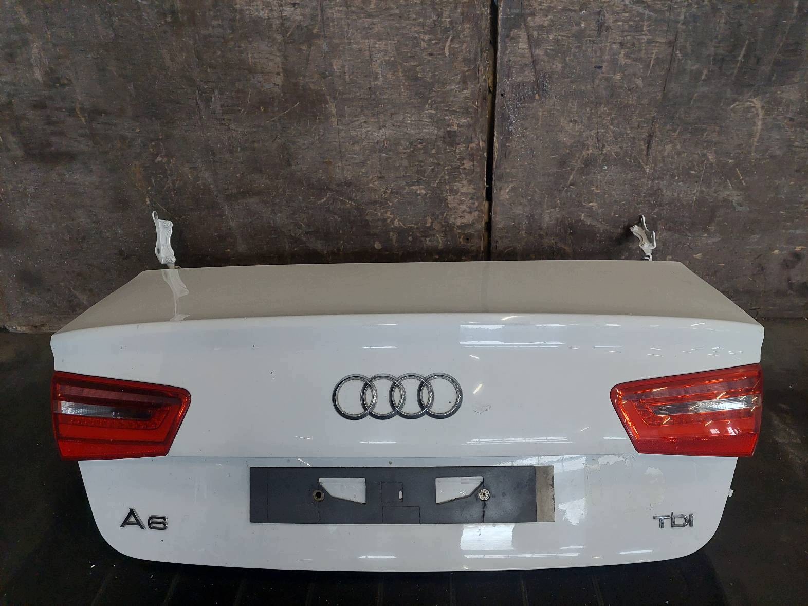complete rear part AUDI A6 C7 LY9C trunk door boot bumper rear part lights rear part