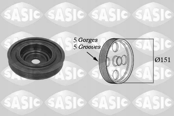 KOŁO PASOWE WAŁU KORBOWEGO RENAULT 2154008