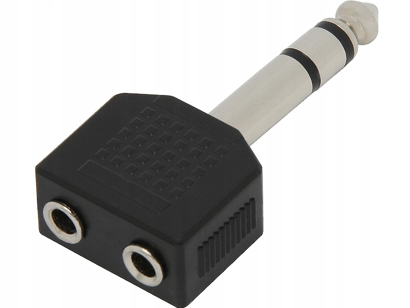 

Rozgałęźnik przejściówka Jack 6.3 2 x Jack 3.5mm