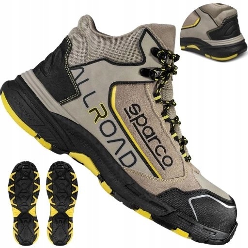 Buty robocze męskie trekingowe Bhp S3 całoroczne Sparco Allroad Hi 45