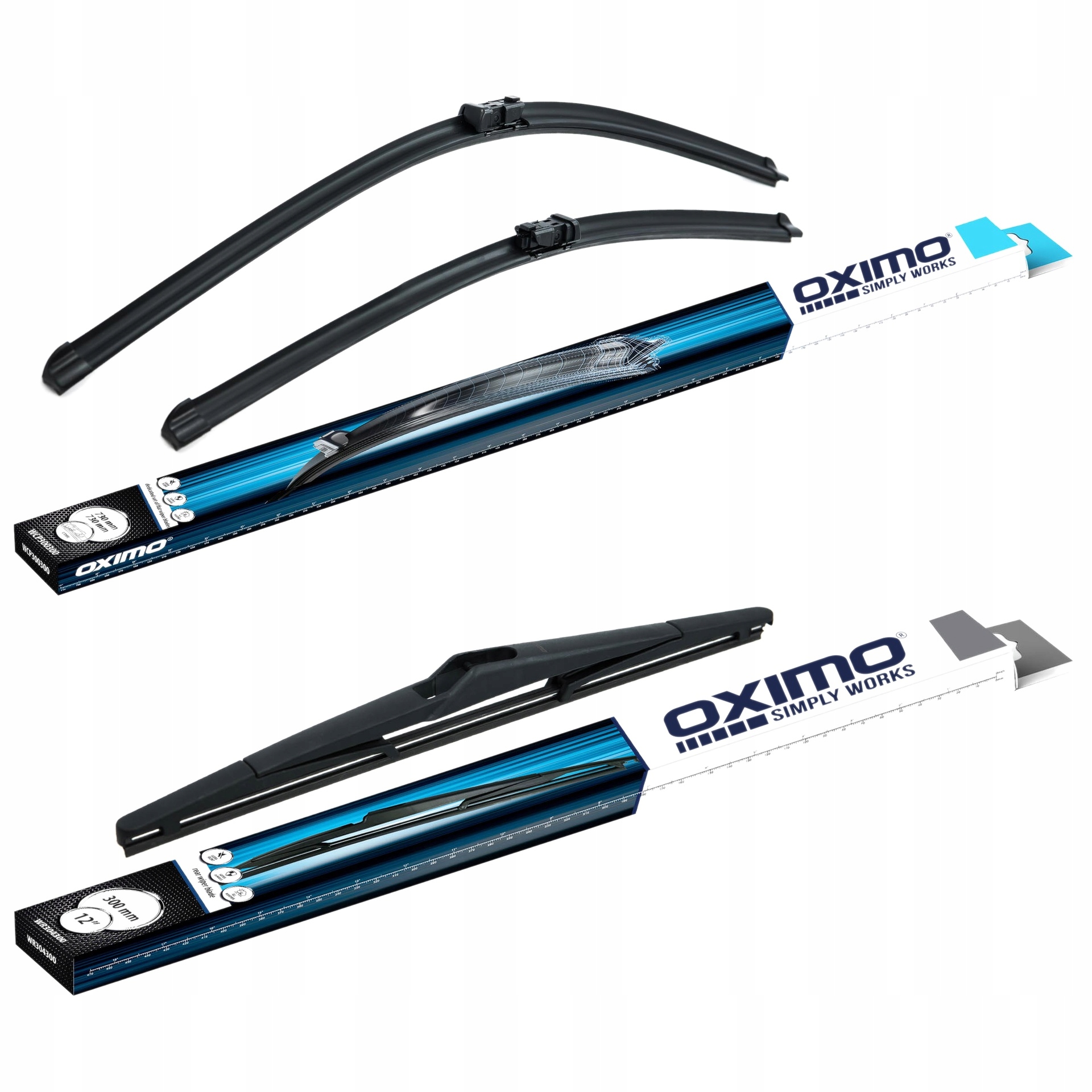 Wycieraczki do szyb Oximo Ford Focus III Hatchback 04.11-02.20 Przód+tył