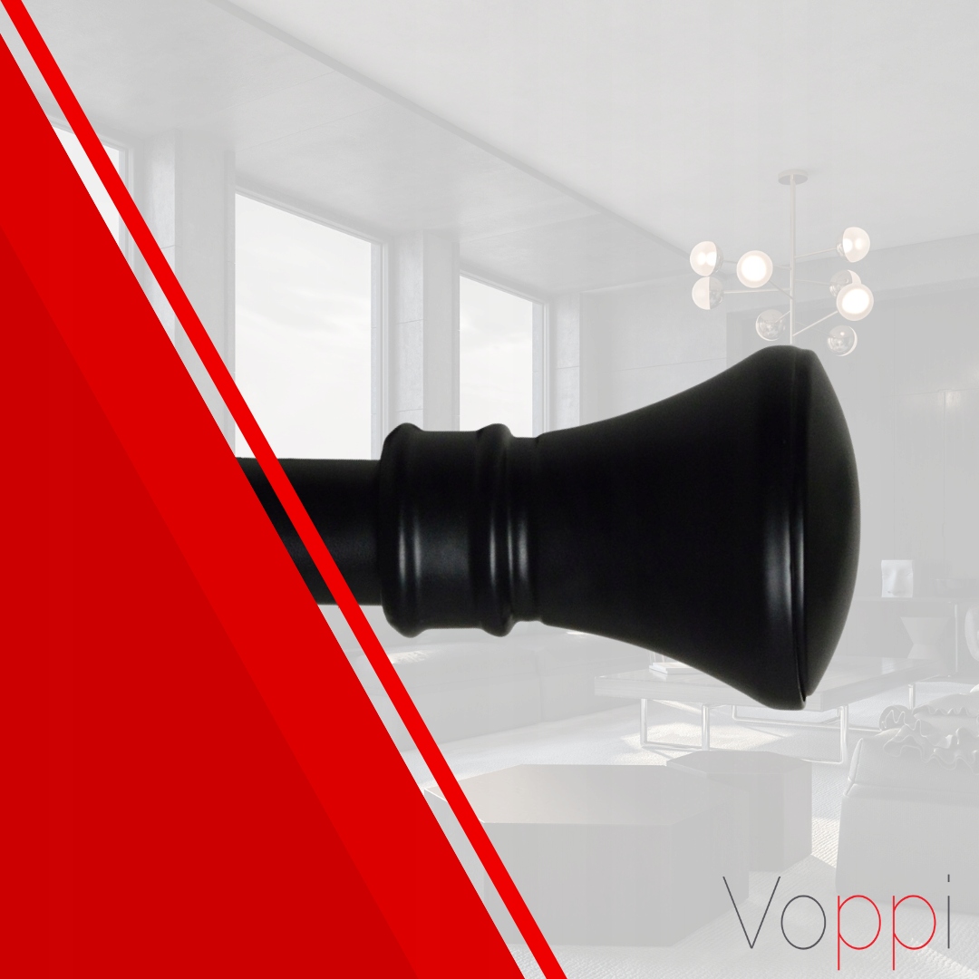 ZAKOŃCZENIE KOLOSEO ZAŚLEPKA DO KARNISZA Ø25mm CZARNY MAT BIAŁY MAT Stan opakowania oryginalne