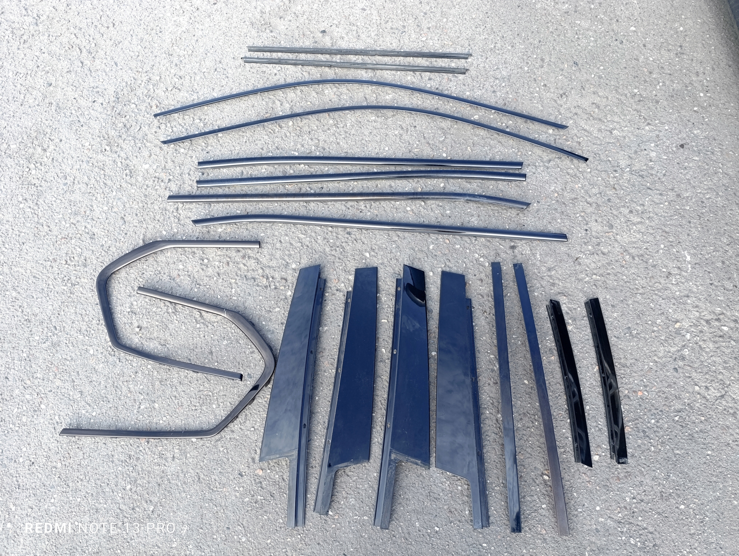 BMW F25 LISTWY SHADOWLINE KOMPLET