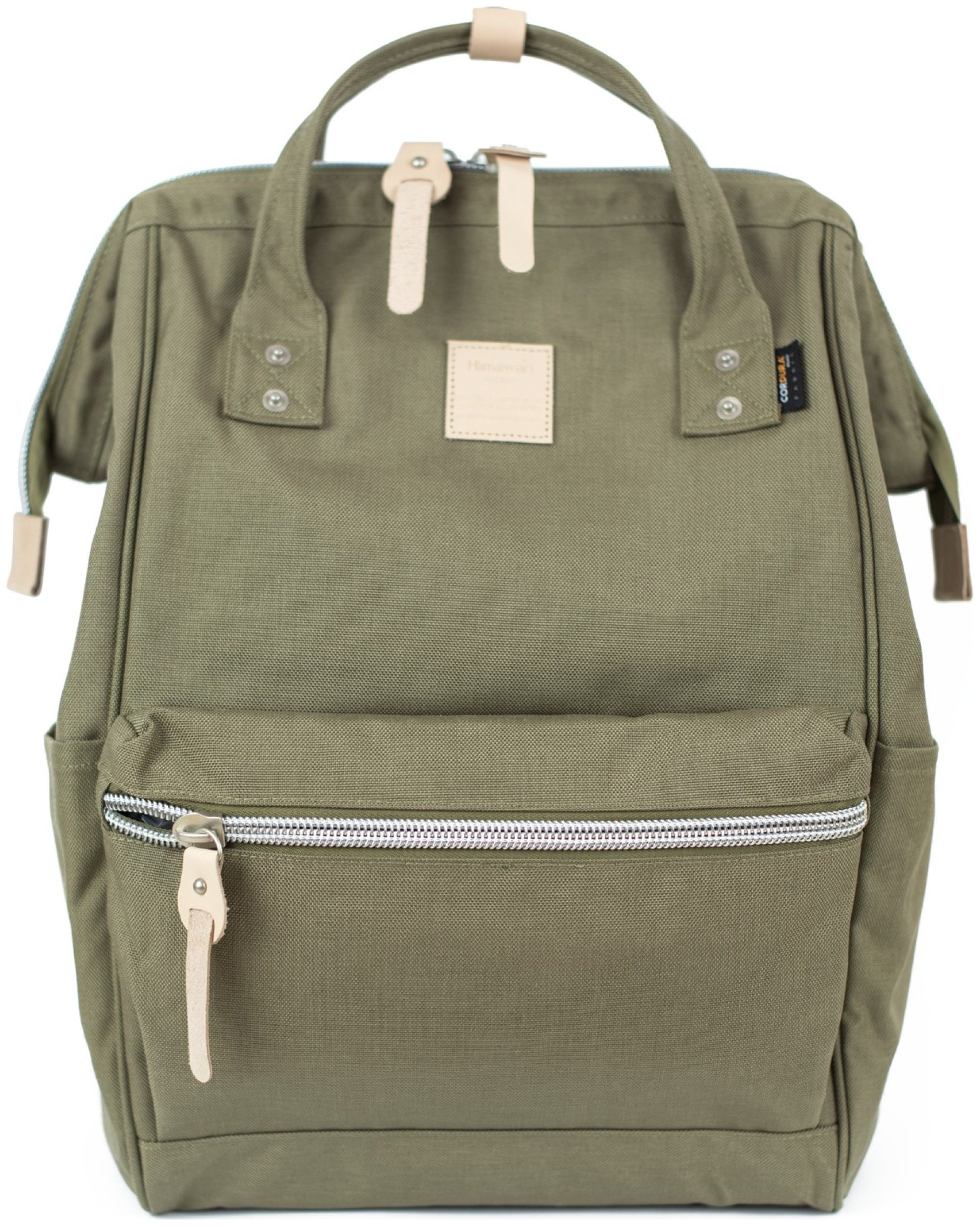 Batoh na notebook Himawari Urban – velký protikrádežový lehký rám Khaki