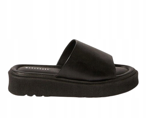 Warehouse Dámské Nazouváky Černé Hladké 40 W_a