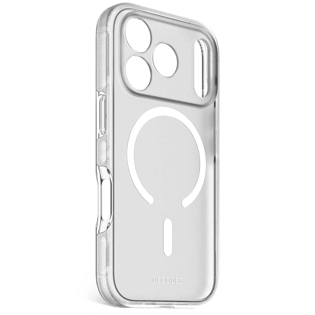 Decoded iPhone 17 Pro Case DropTec – Pouzdro Průhledné Frosted White