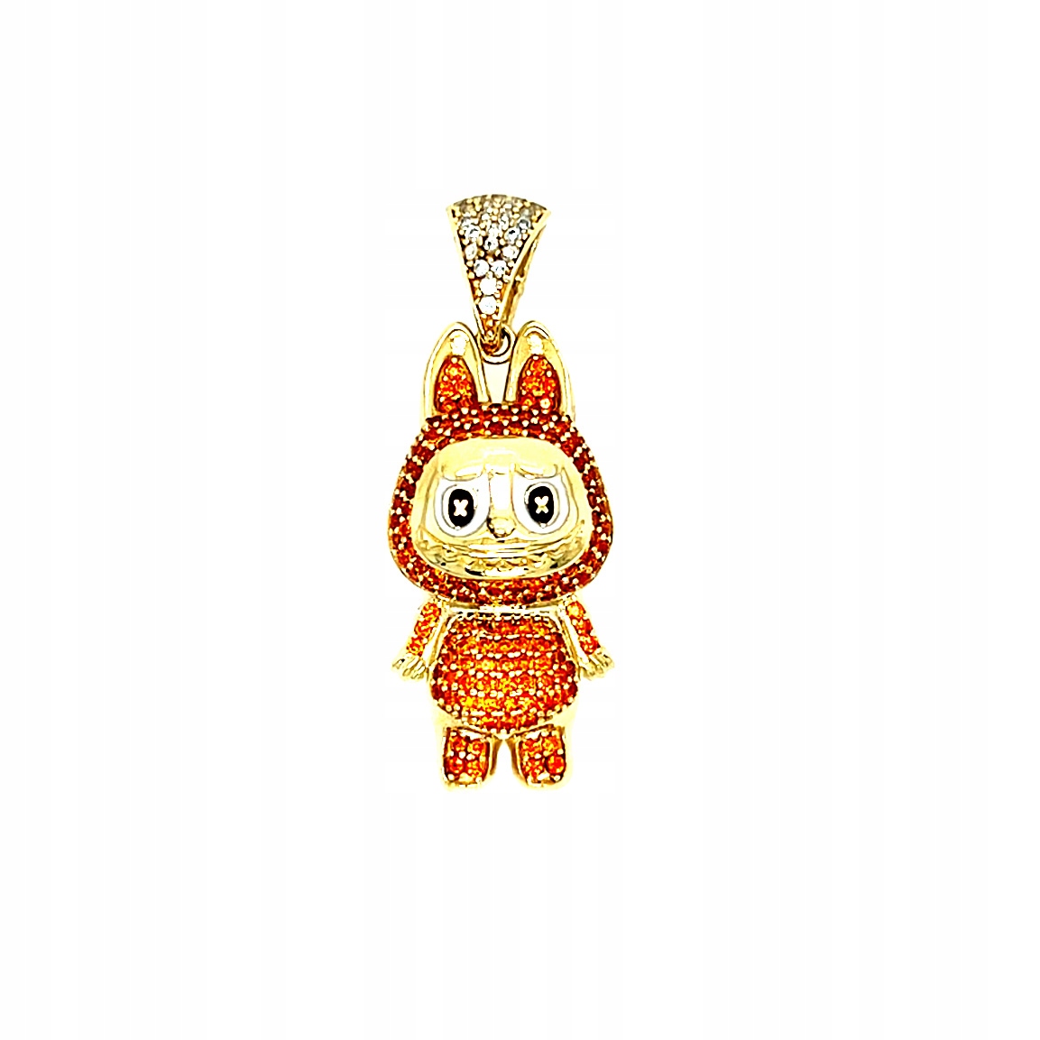 Zlatý přívěsek – módní figurka