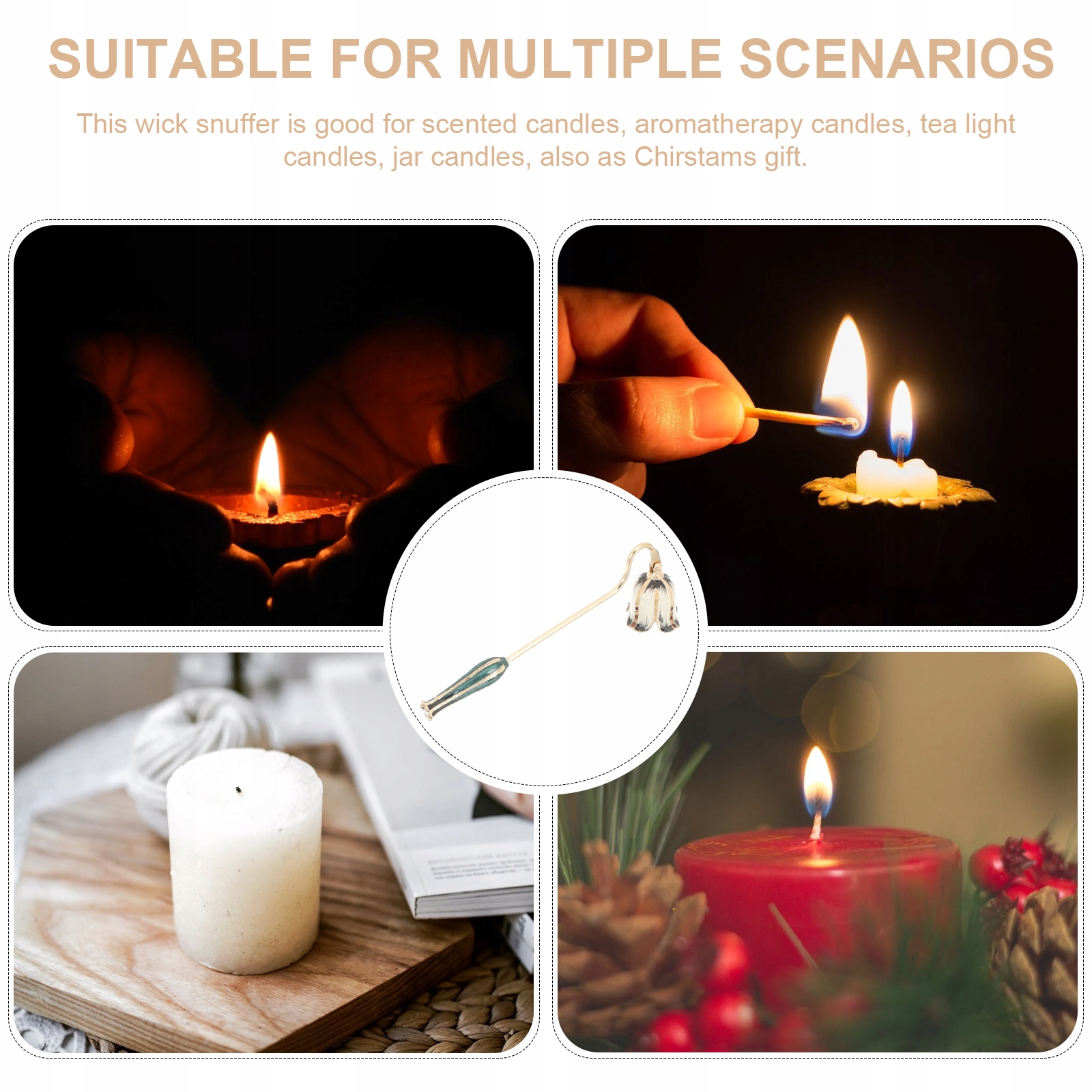 VINTAGE ŚWIECZNIK ZAPALNIACZ DOMOWY KNOT Marka bez marki