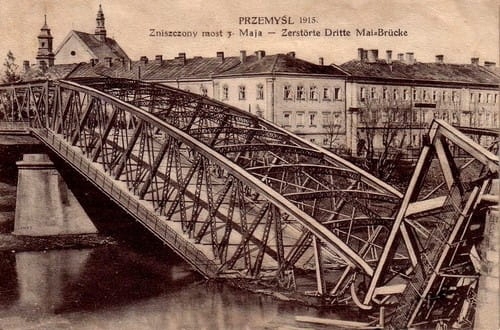 

Przemyśl zniszczony most 3go Maja -Reprodukcja 574