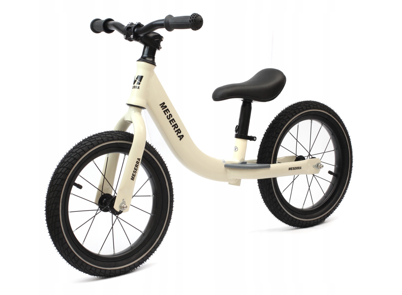 Rower biegowy Messera Messera piękny beż beżowy rowerek 14"