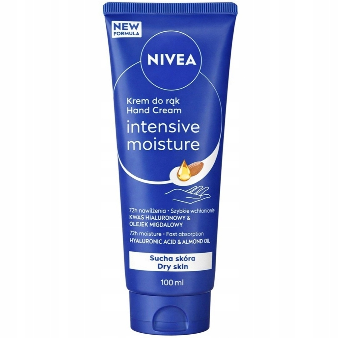 Krem Nivea do Rąk Intensywnie Nawilżający Olejkiem Migdałowym i Shea 100ml