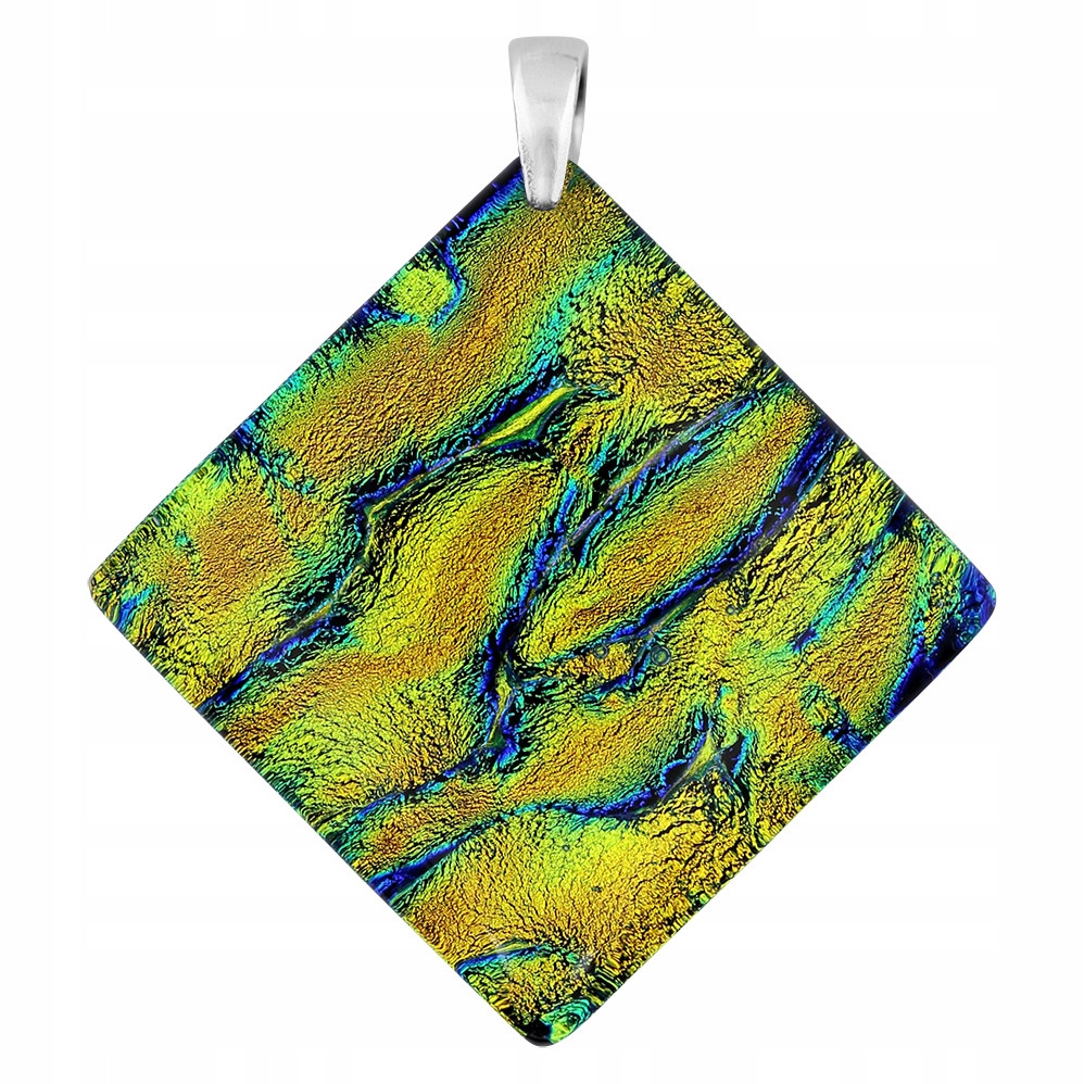 Dámský vícebarevný přívěsek Harf sklo murano