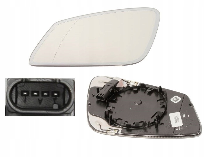 51167186587 - Вставка скло дзеркала ліве BMW 5 GT F07 оригінал