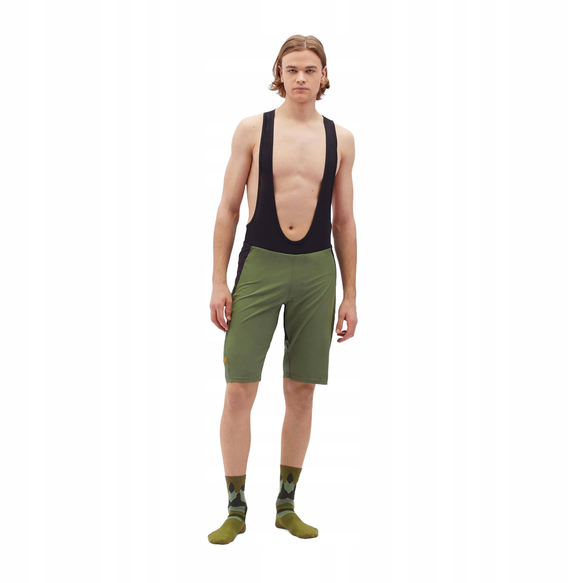 Spodenki rowerowe męskie Silvini Barrea olive/black M