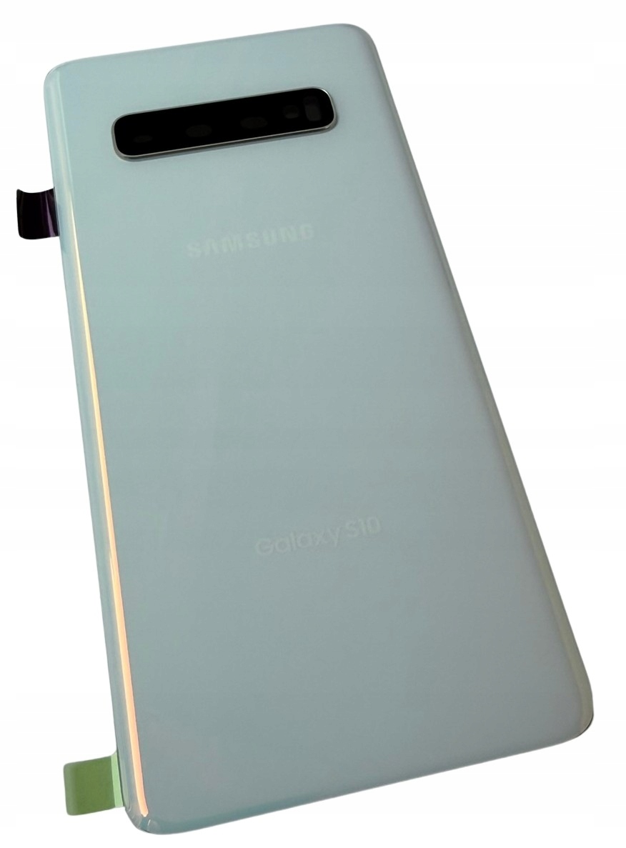 Org Klapka tył obudowa plecki oryginał do Samsung Galaxy S10, Biała