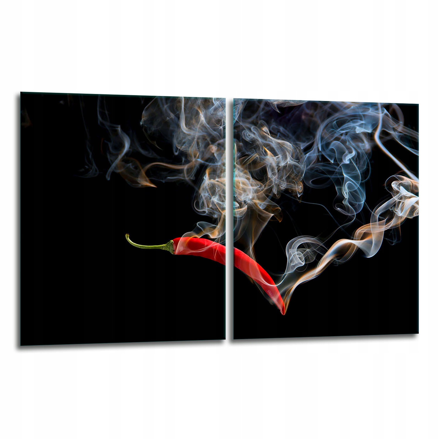 Skleněná Krájecí Deska 2x40x52 Chilli Kuchyně Tvrzené Sklo 7v1