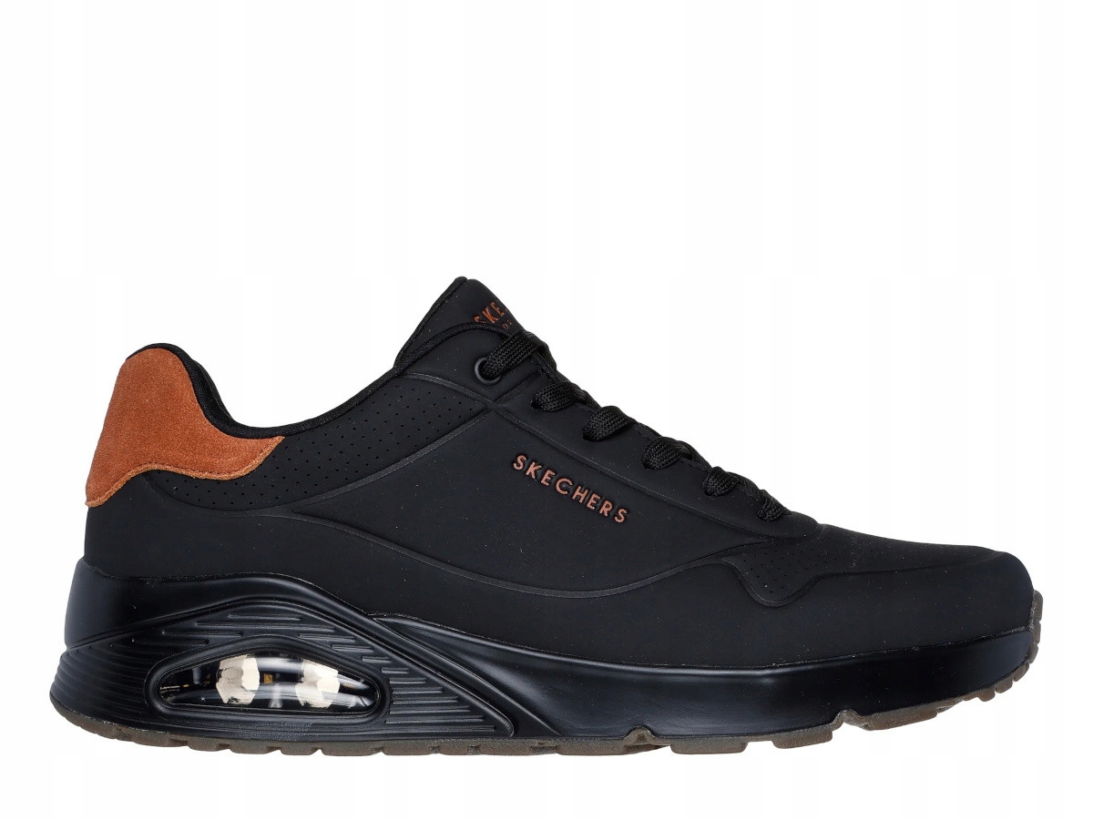 Pánské boty Skechers 183004BBK Uno Suited On Air Černé 41