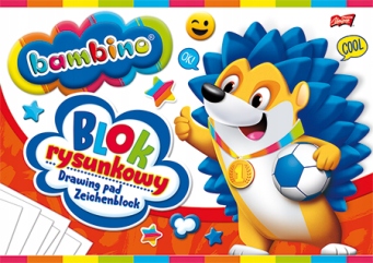 

Blok rysunkowy Bambino A4 20 kartek biały