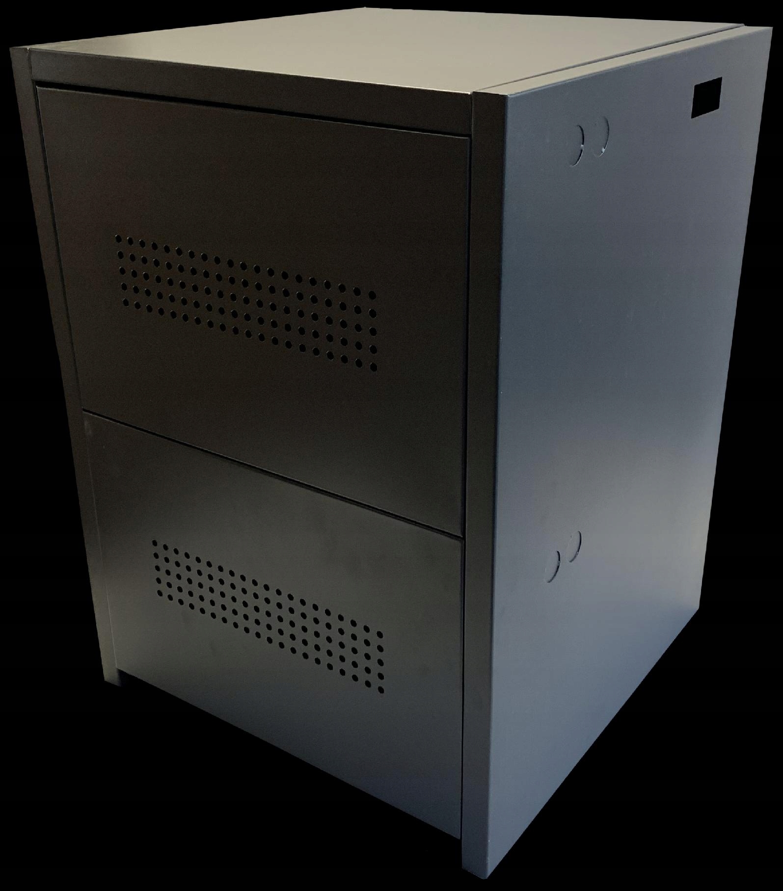 KU-C-4: pouzdro akumulátorů 450×450×620 mm (4x 12V/100Ah) dvouřadé – bez p