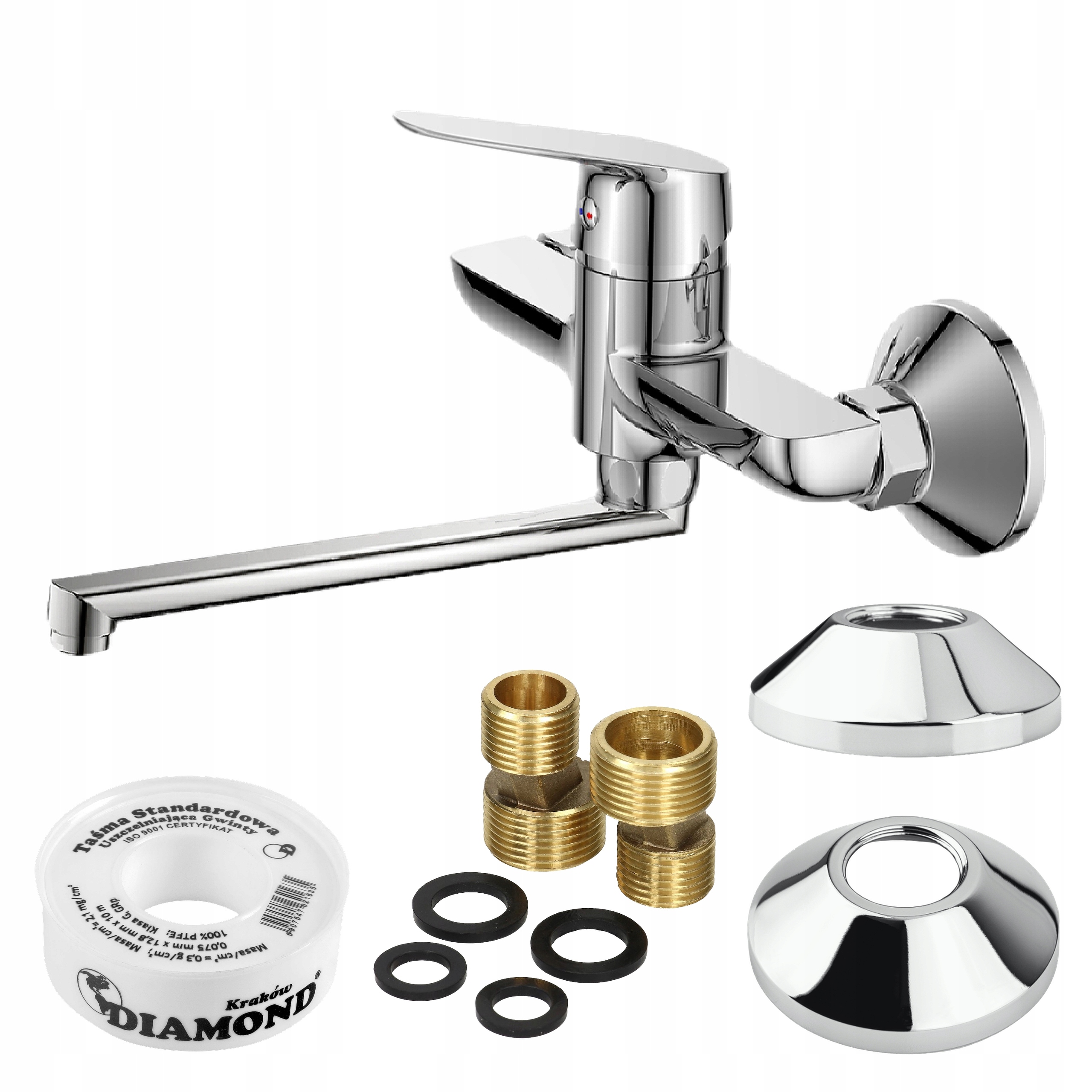 Umyvadlová nástěnná baterie baterie na stěnu Výtokové Ramínko 20 25 koupelnová armatura