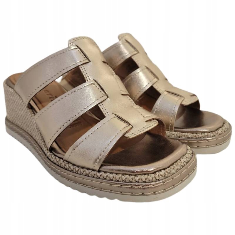 Tamaris 1-27217-44-900 zlaté nazouváky vel. 40 koturna Kochland