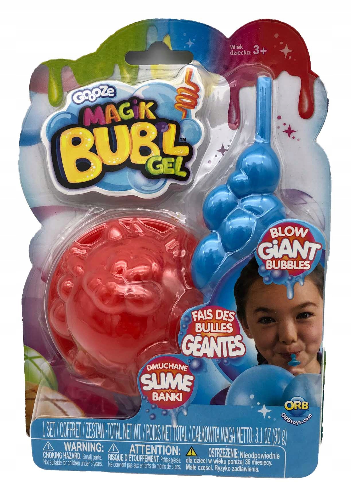 

Dmuchane Bańki Slime Magik Bubl Gel
