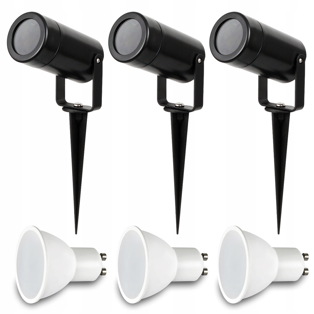 Reflektor dogruntový Zapichovací Špíz Vodotěsný IP44 Led GU10 7W 4000K