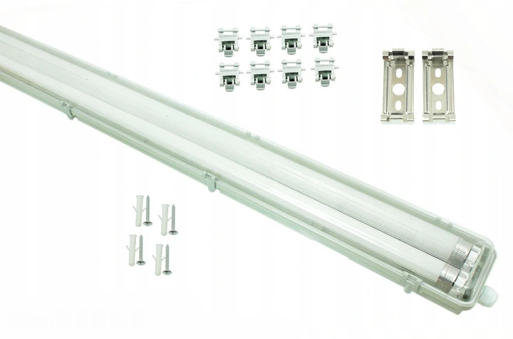 2x Oprawa Hermetyczna 120cm lampa + świetlówki LED Kod producenta 02535