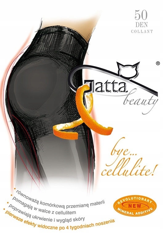 

Rajstopy Bye Cellulite 50 Den Gatta: nero, 3/M