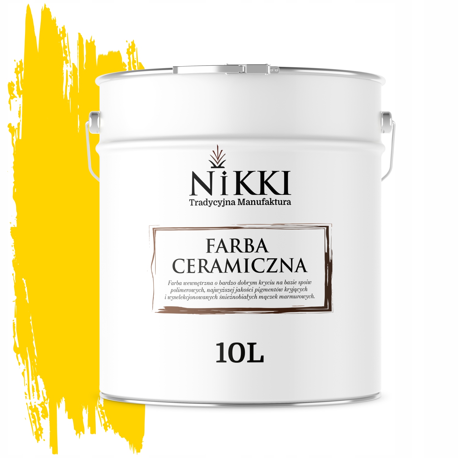 Keramická Stropná Farba Intenzívna Žltá H6967 Hlboká Matná 10 L