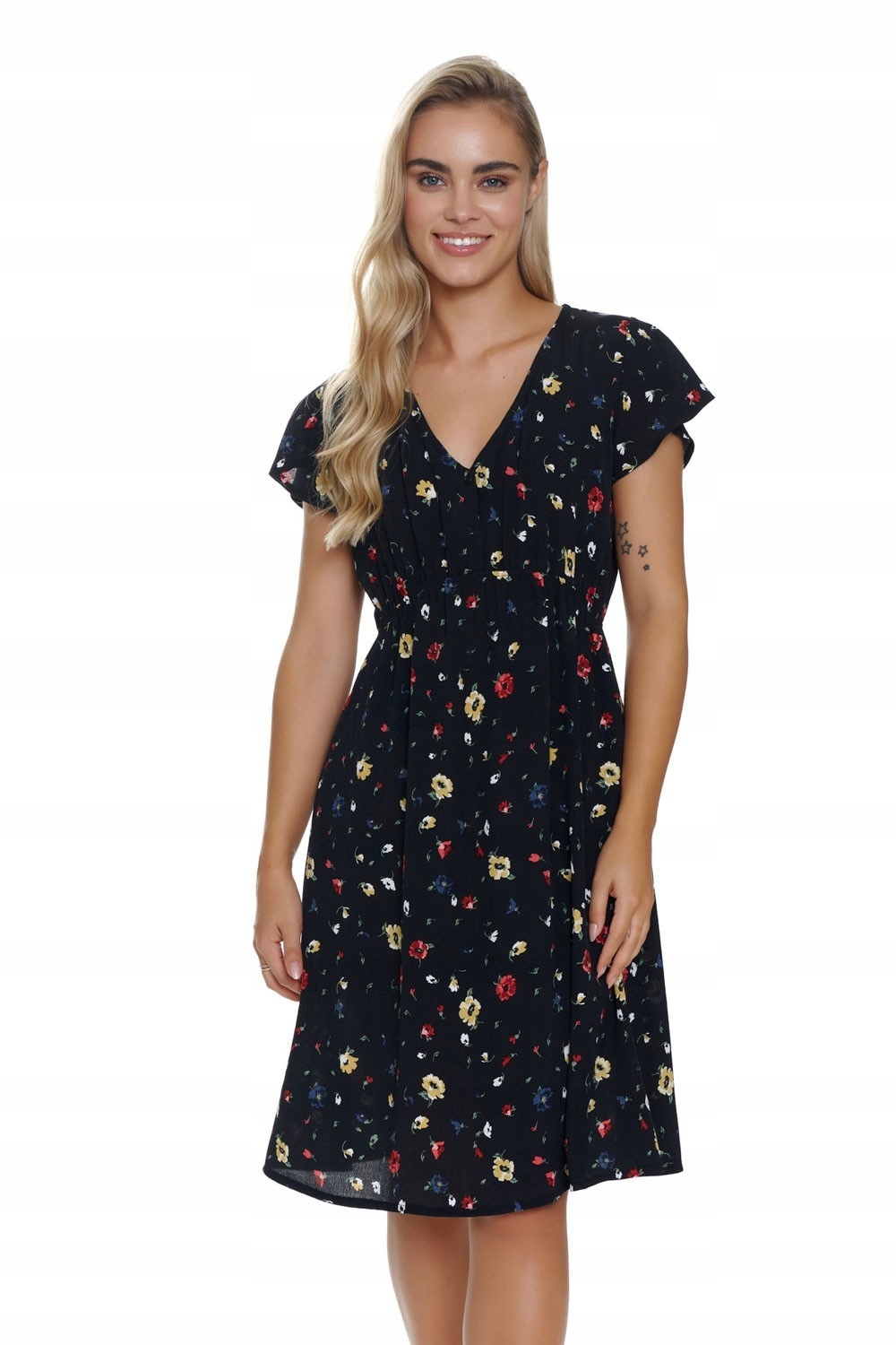 Košile na kojení Doctor Nap noční z viskózy, černá, velikost M