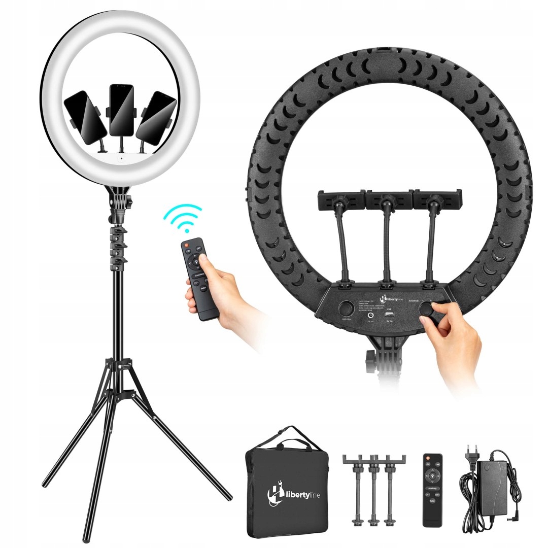Kruhová lampa Lumo Led Rgb ring pro fotografování make-upu