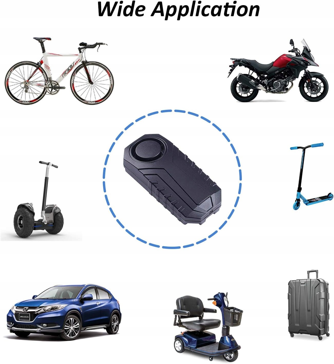 Alarm Proti Krádeži Senzor Vibrací Pro Motocykl A Stroje