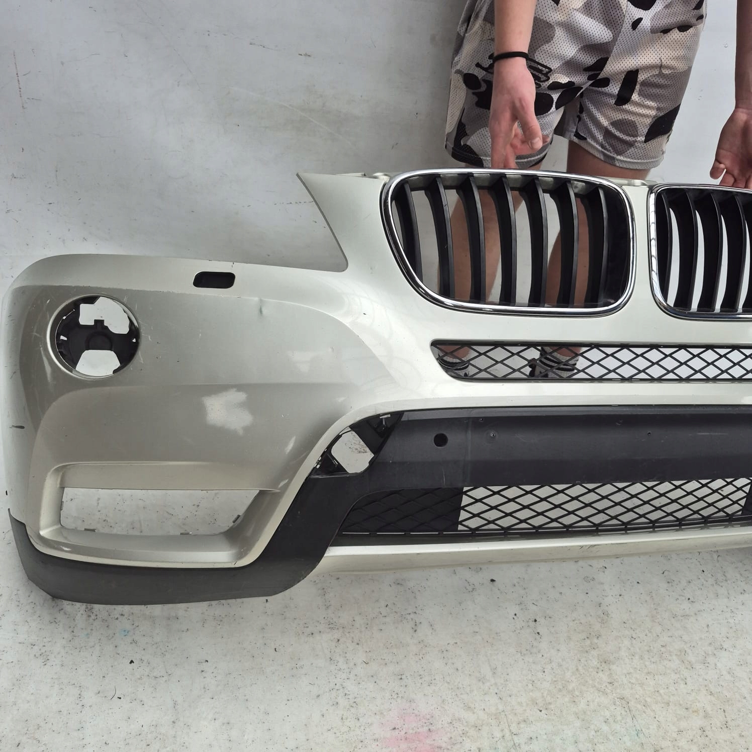 BMW X3 F25 10-14 bumper front front washer PDC