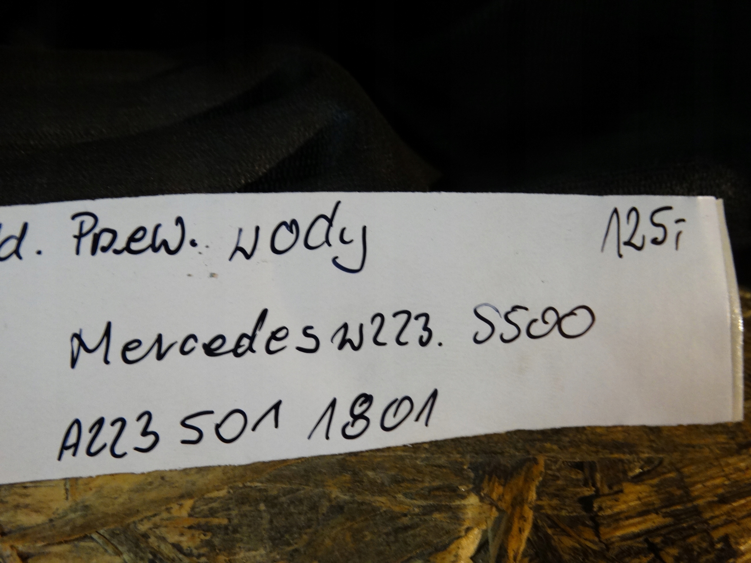 IDEALNY PRIJENOS VODE MERCEDES W223 S500 1