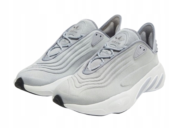 Adidas Šedé Pánské Sportovní Boty Se Síťkou A Bílou Podrážkou 44 2/3 T6G