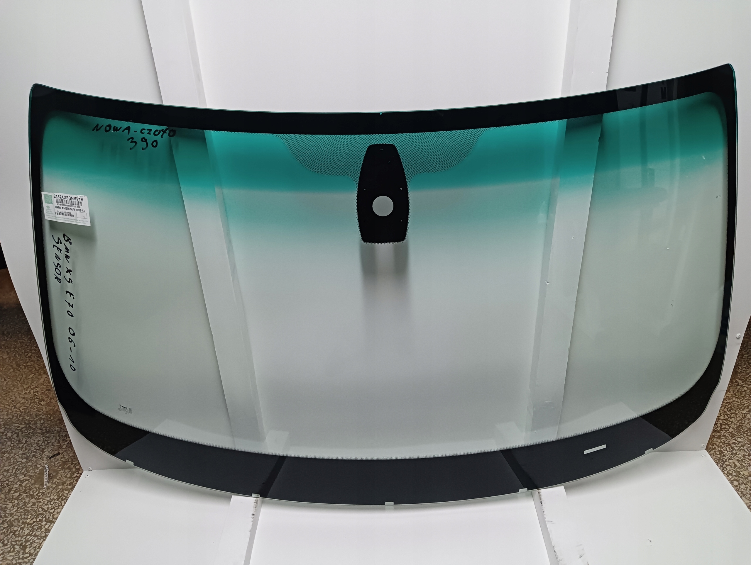SZYBA PRZEDNIA BMW X5 E70 (2006-2010) SENSOR