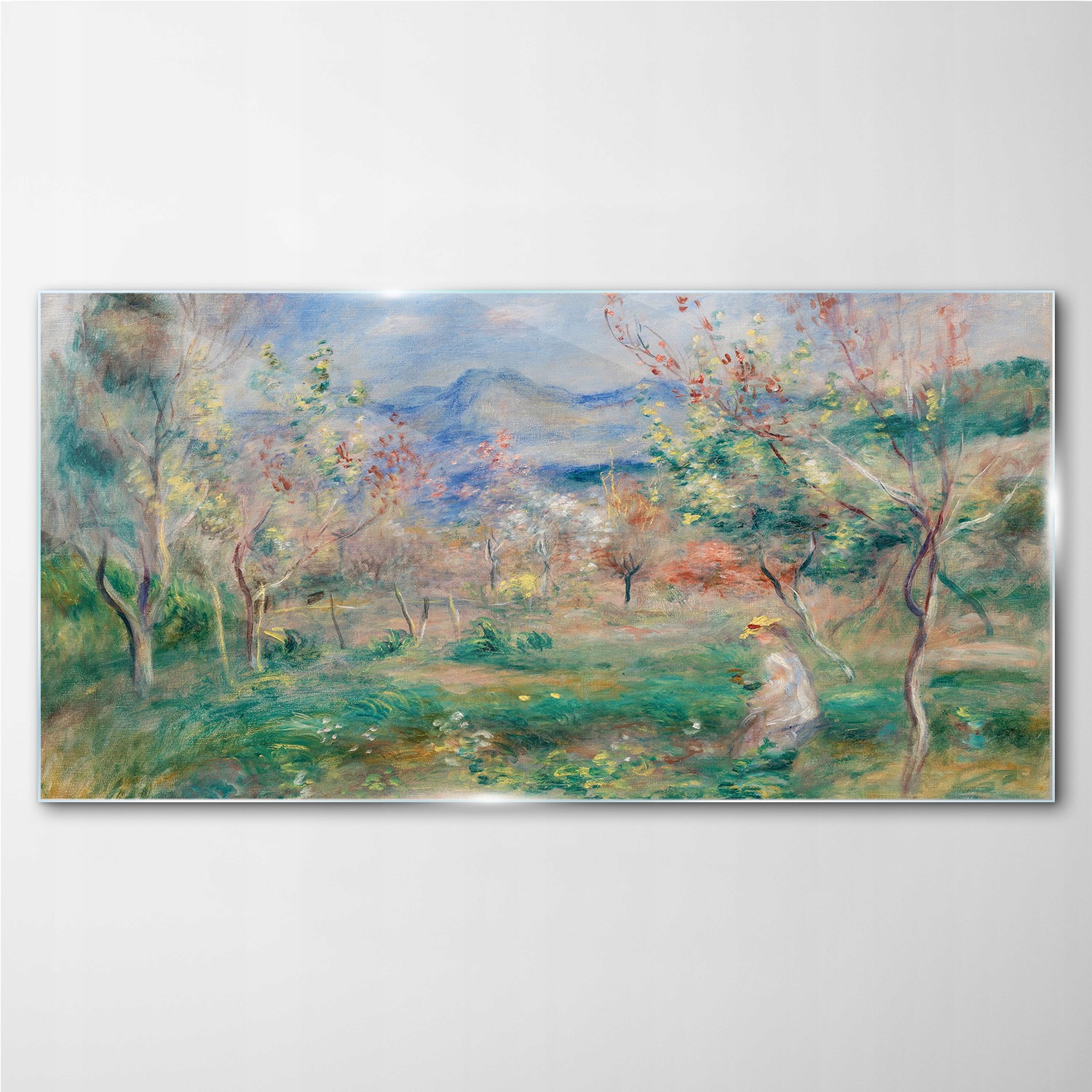 

Obraz na ścianę szklany Las góra krajobraz 140x70