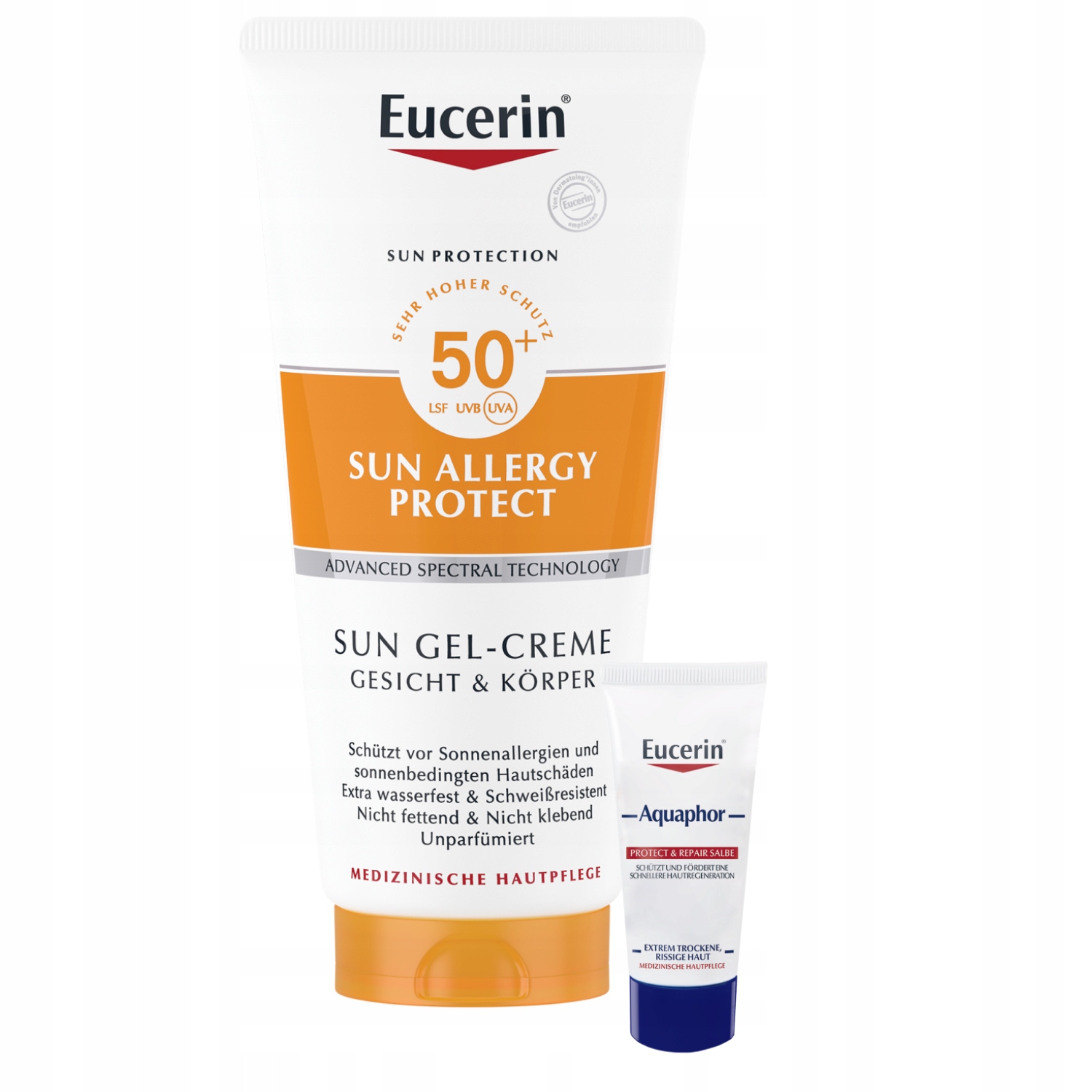 Eucerin Sun Allergy Żel Krem filtr Spf 50 ochrona przed Uv 200ml