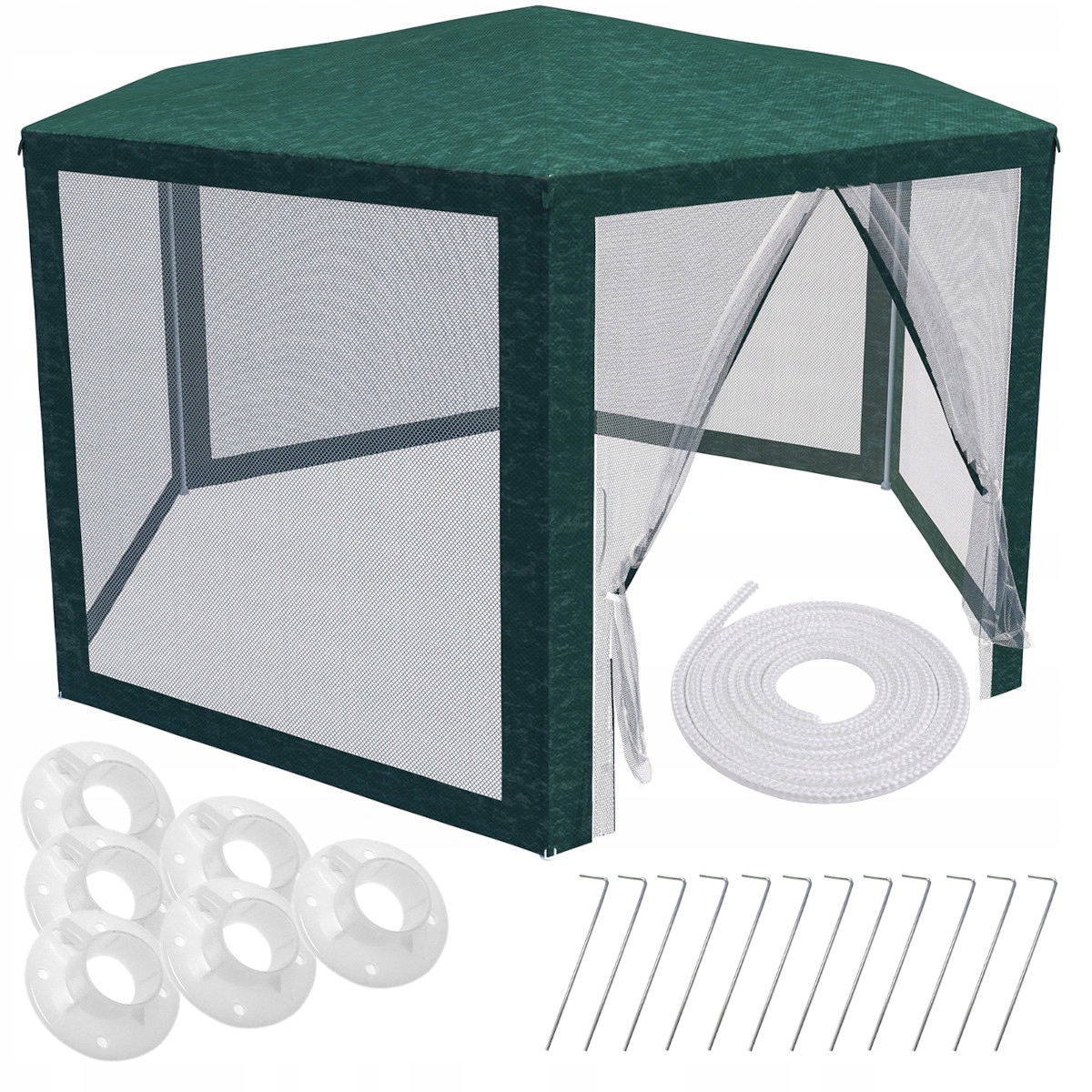 Pavilon velký Stan 4x4 Altán 6 Stěn Voděodolný