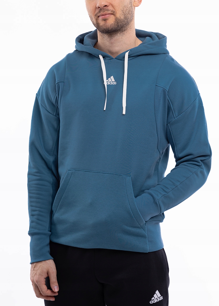 adidas pánská mikina s kapucí sportovní bavlněná teplá vel M