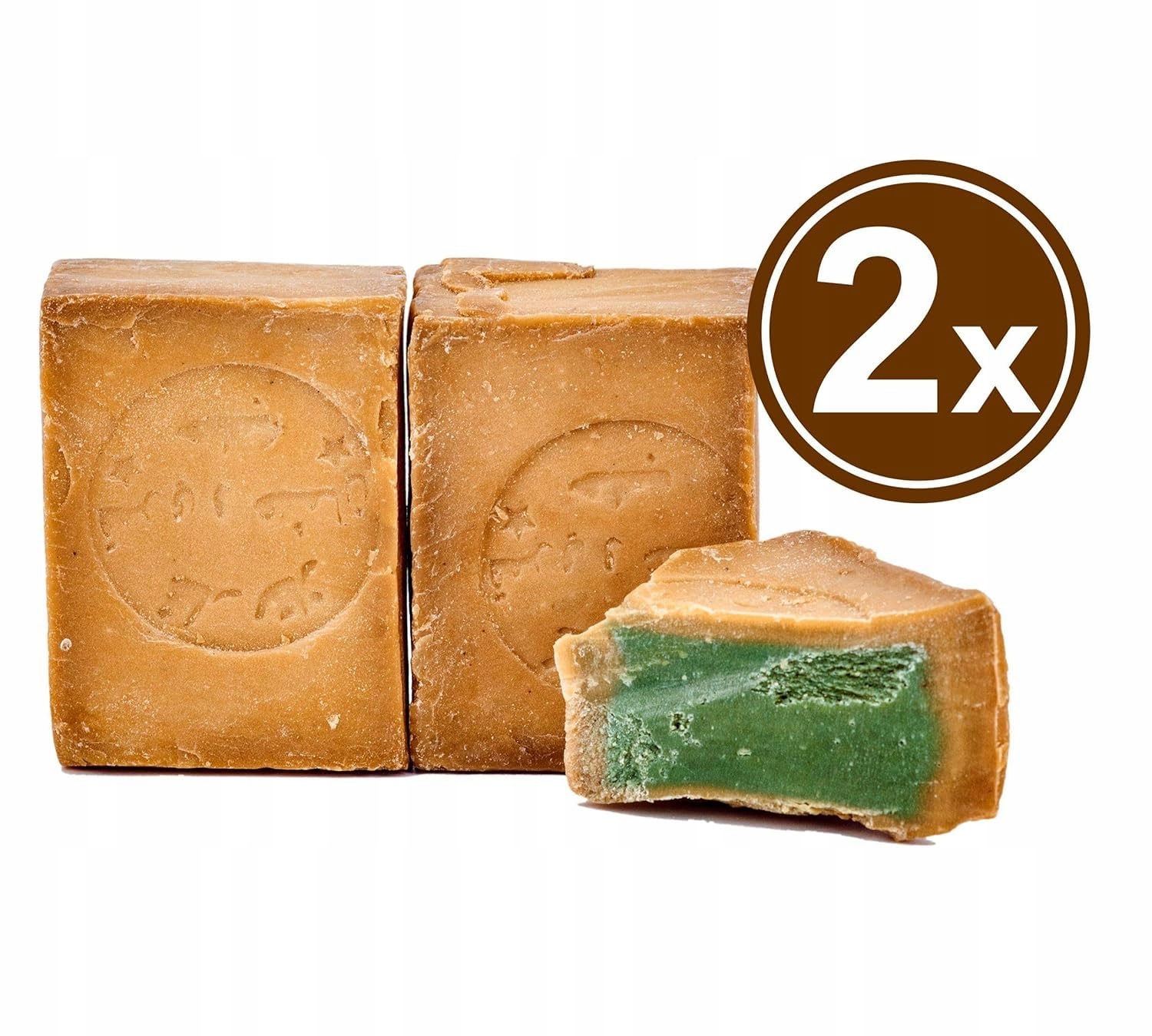 Carenesse Mýdlo Aleppo 2x200g 95% Olivový olej 5% Laurový olej Přírodní