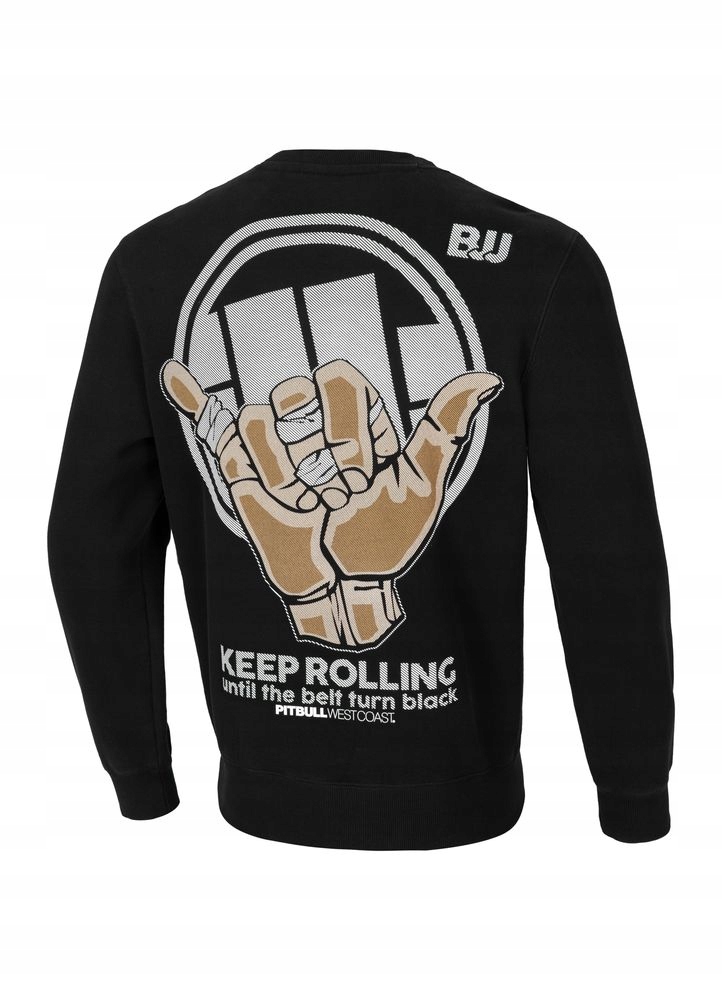 Pánská Mikina Pitbull crewneck Keep Rolling mikina bez kapuce s potiskem