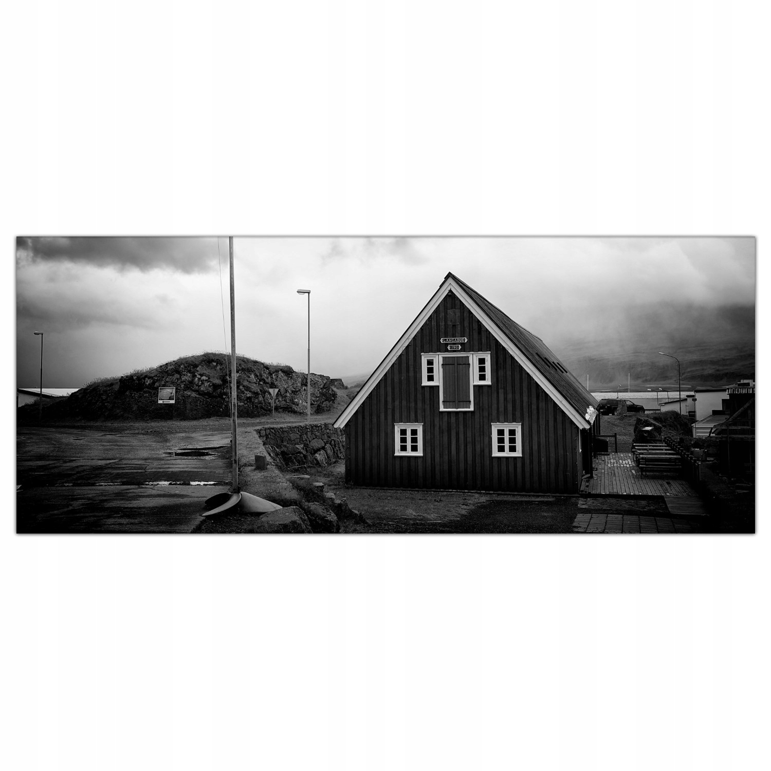 

Hartowany Obraz Szklany Islandia Wybrzeże 125x50