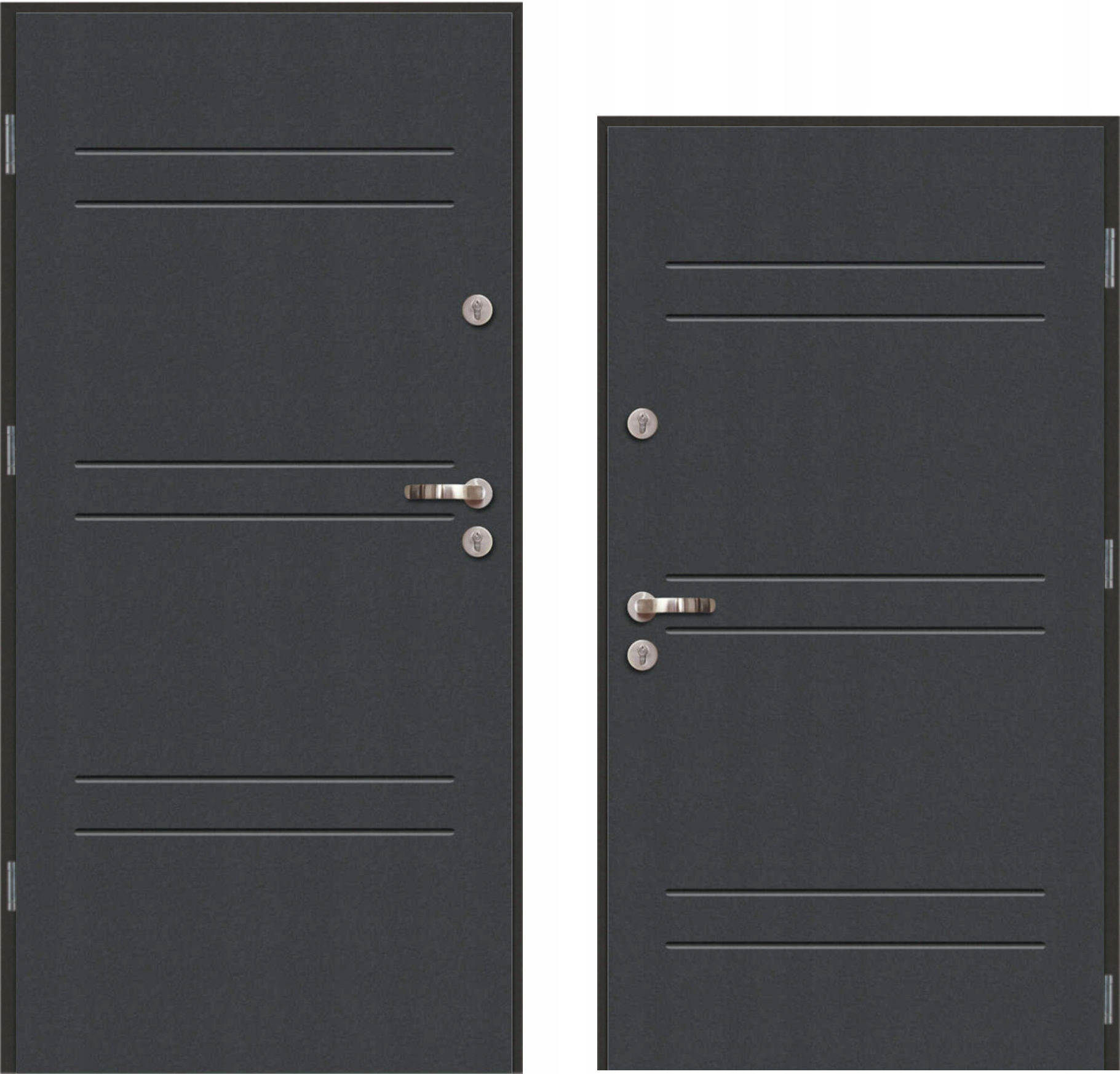 Drzwi wejściowe GEREDA 55mm Płaskie Złoty dąb Lewe 90 na zewnątrz Rodzaj Do domu Do mieszkania