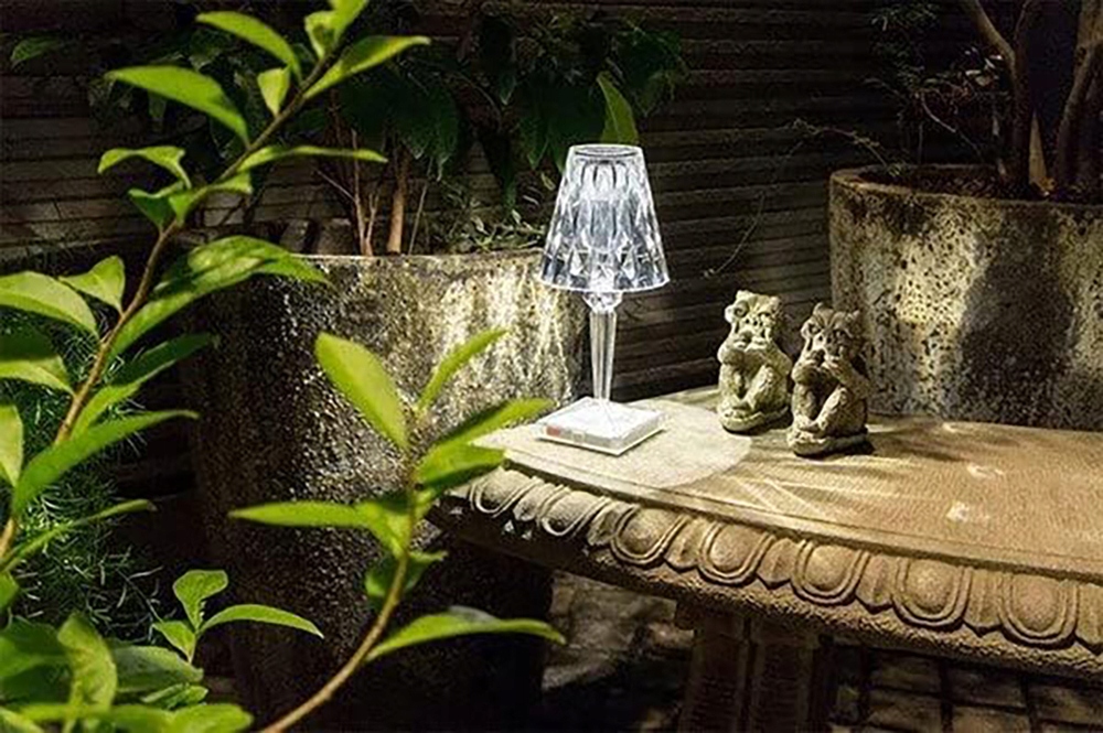 KRYSZTAŁOWA LAMPKA NOCNA STOŁOWA LED DIAMENTOWA DOTYKOWA RGB PILOT USB Rodzaj gwintu zintegrowane źródło LED