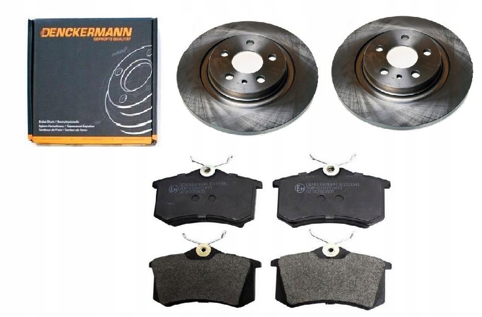 Kotouče Brzdové Citroen C8 Peugeot 807 Ulysse II Phedra Zadní 272MM Sada
