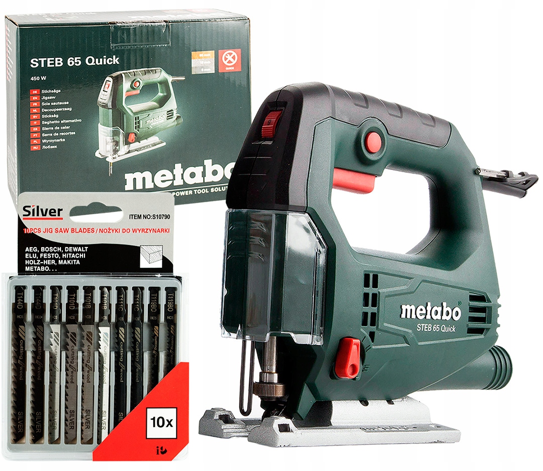 Pila 450W typ T Metabo STEB65 Quick 601030000 +10 pilových listů