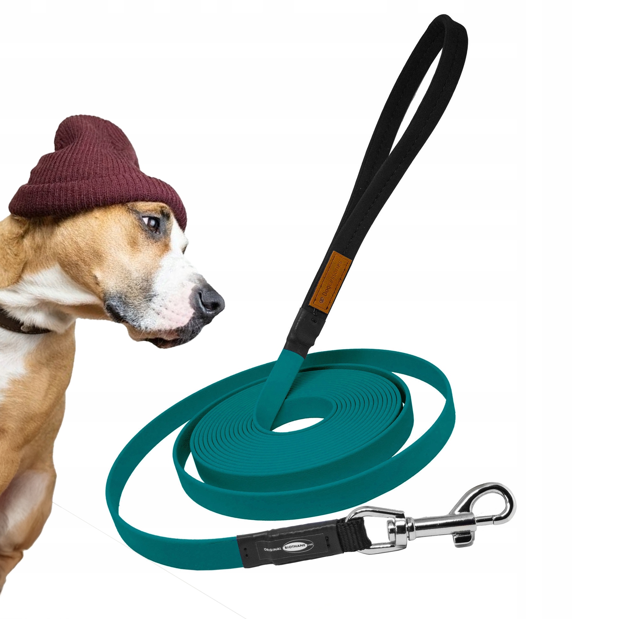 Levně Originální Voděodolné dlouhé vodítko pro velkého psa Biothane 5 m